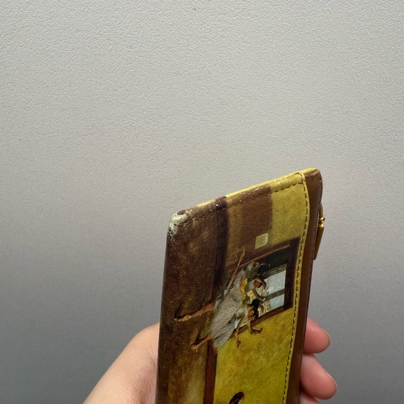 ICON Printed Leather Change Coin Purse Wallet Ballet Class - Picture 12 of 13